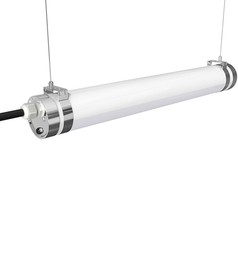 Customized led lamp tubes, high-brightness energy-saving fluorescent lamp brackets, waterproof and anti-corrosion integrated three-proof lamps, round long strip lamps pic 7