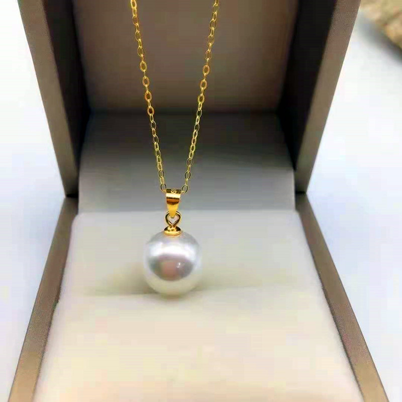 Серебряное колье S925 с цепочкой из бижуса, украшенное модным украшением с натуральным черным жемчугом pic 18