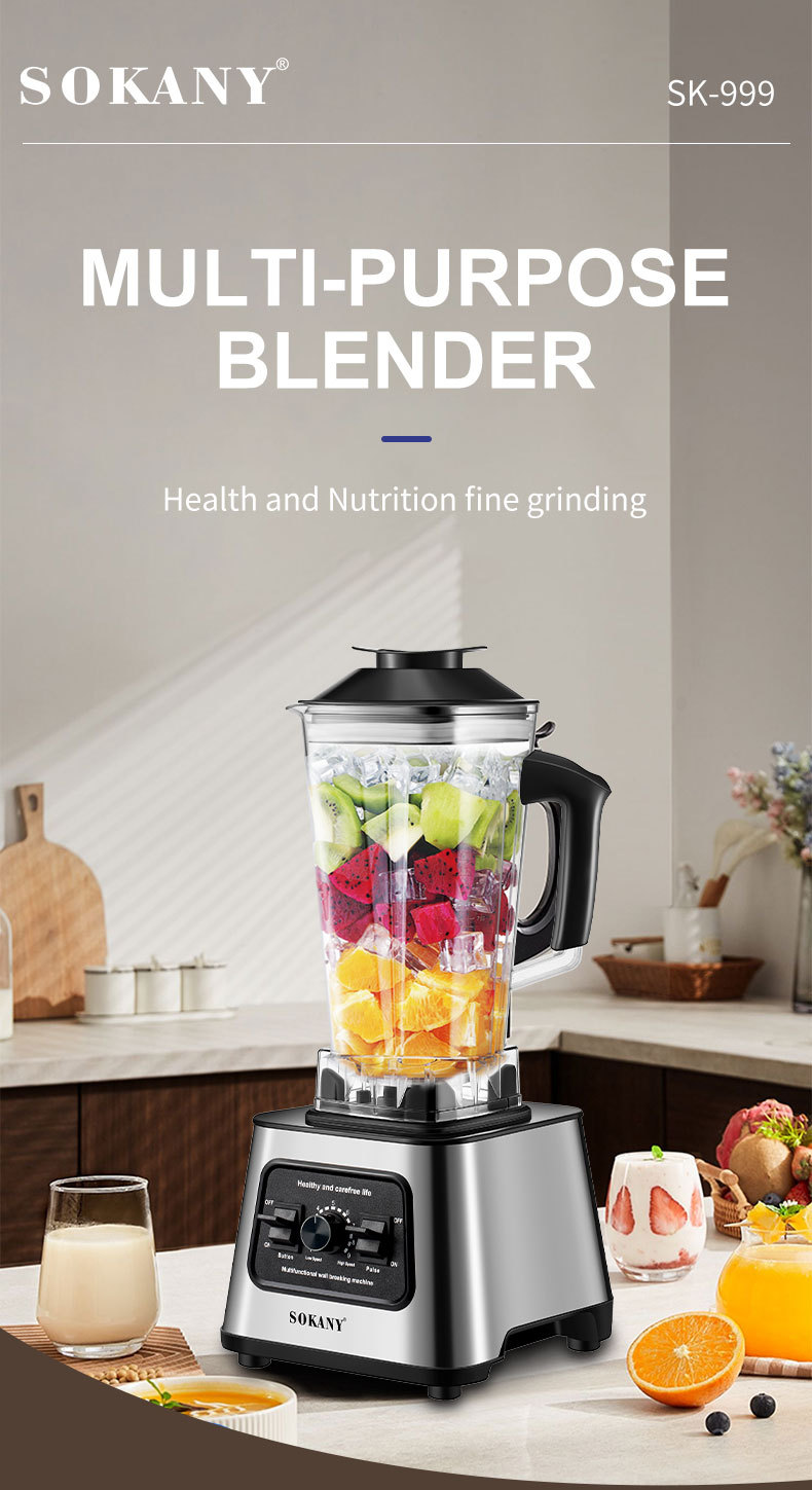Export SOKANY999 Multi-Purpose Blender, a home dual-purpose ice breaker pic 3