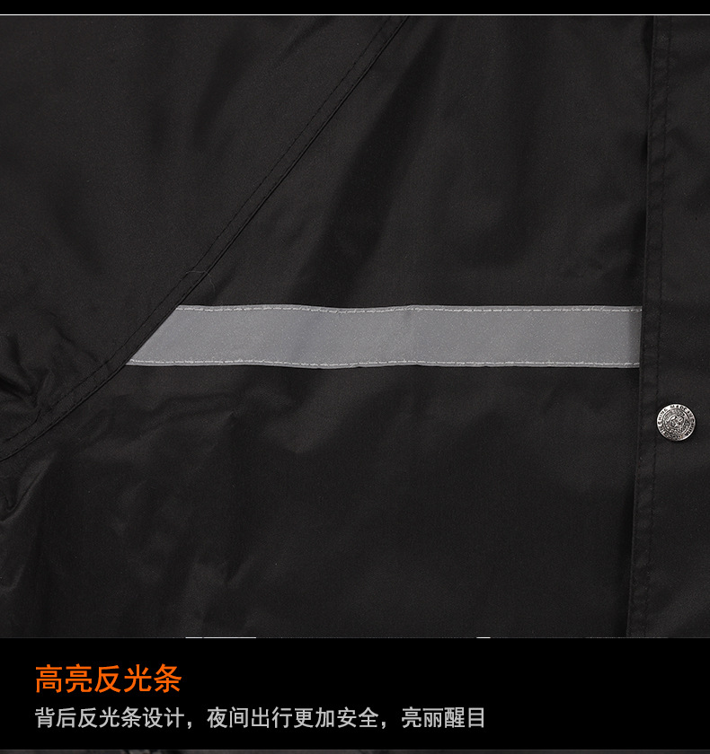 跨境新款时尚加厚长款连体雨衣男女成人户外徒步旅行防水风衣批发详情12