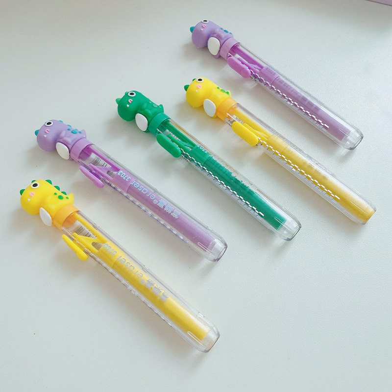 Cartoon DIY eraser, cute Japanese dinosaur eraser, student writing and modification eraser, office stationery wholesale pic 10