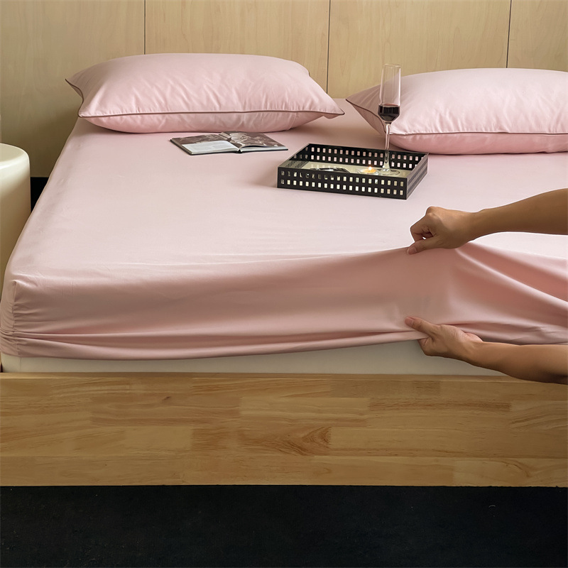 Long-staple cotton single item, all-cotton brushed quilt cover bed, simple pigment color pure cotton autumn and winter 1.8m bedding pic 164