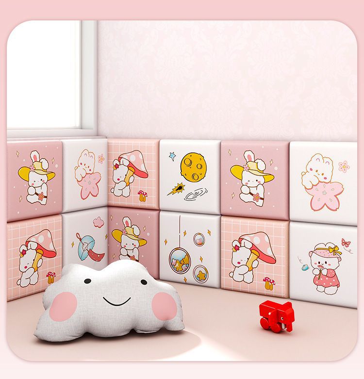 婴儿防撞墙贴儿童卡通软包宝宝防撞磕碰墙垫榻榻米防撞条儿童房墙详情20