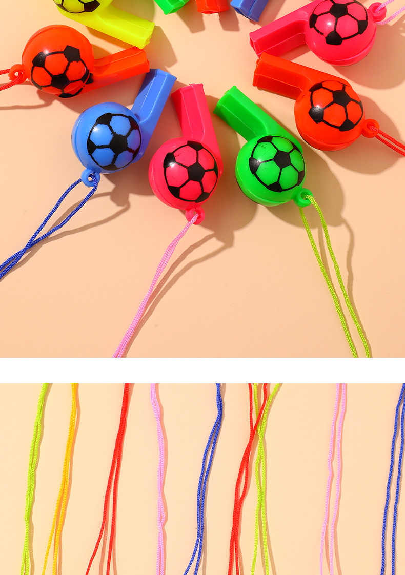 Football whistle, plastic horn, concert and sports meeting cheering horn, whistle, referee whistle, sports goods pic 11