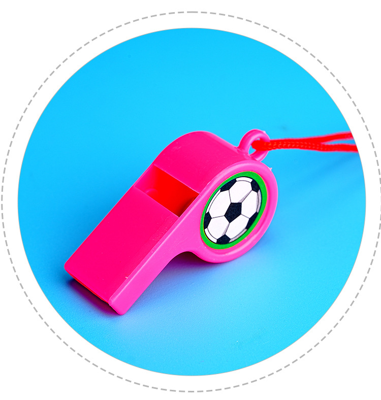 24 small football whistles for cheering and encouragement, whistle supplies, plastic whistles, referee whistles, manufacturer wholesale pic 9