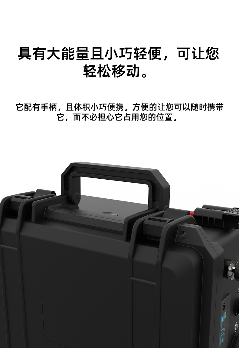 12.8V100Ah船舶动力电池户外露营便携式移动电源磷酸铁锂储能电池详情3