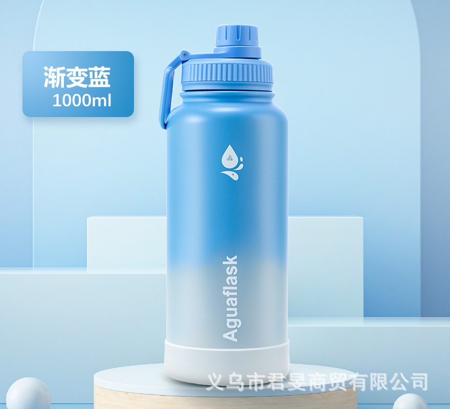 跨境渐变户外太空壶保温杯304不锈钢大容量杯子运动水壶便携水杯详情27