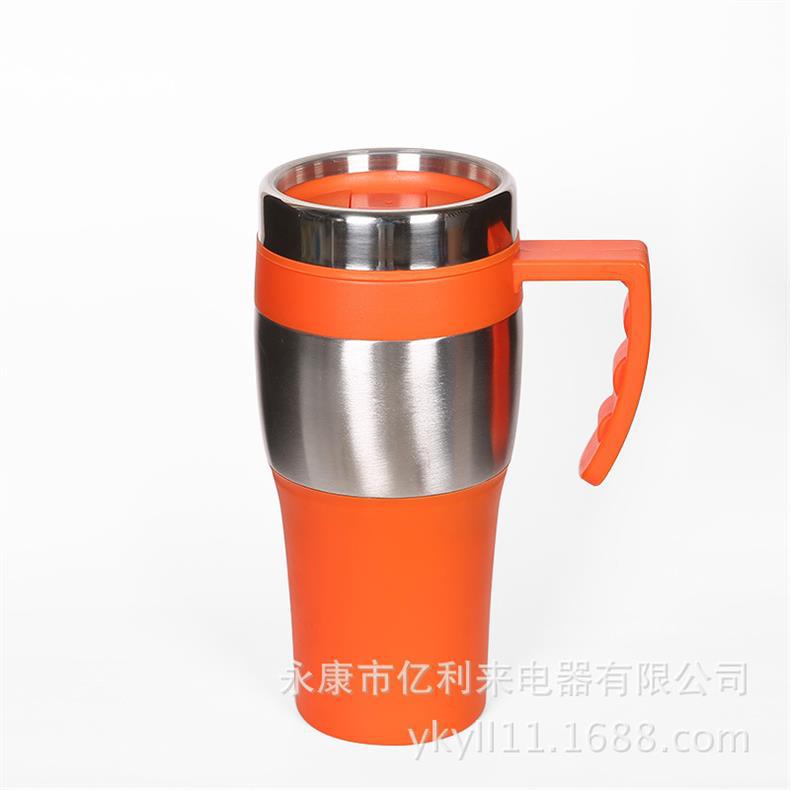 Foreign trade stainless steel double-layer 304 insulated cup, portable thickened coffee cup, car cup, large capacity with heat preservation pic 5