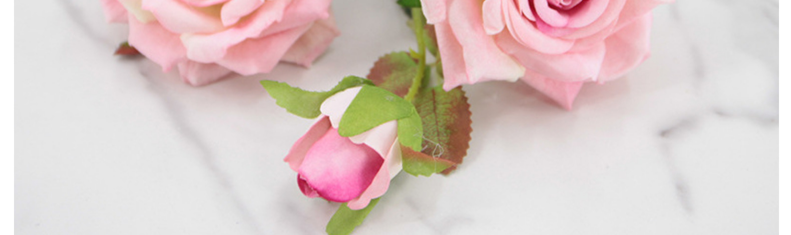 仿真多头绒布红色玫瑰花拍摄道具假花家居装饰布置仿真花摆件批发详情14