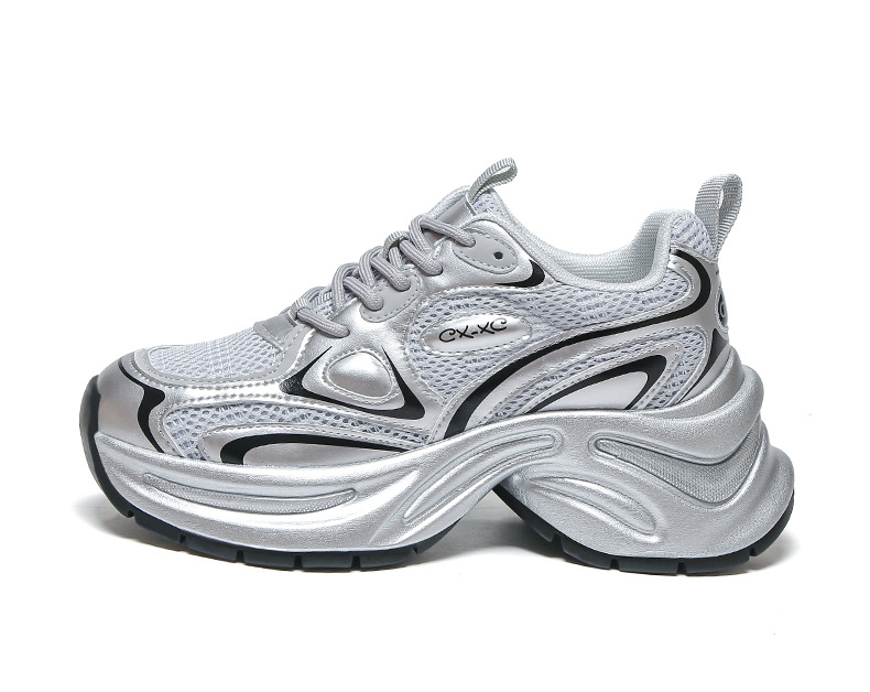 In the autumn and winter of 2025, dad shoes for women are popular thick-soled, versatile, casual, anti-slip, height-increasing, soft-soled, and lightweight sports shoes pic 36