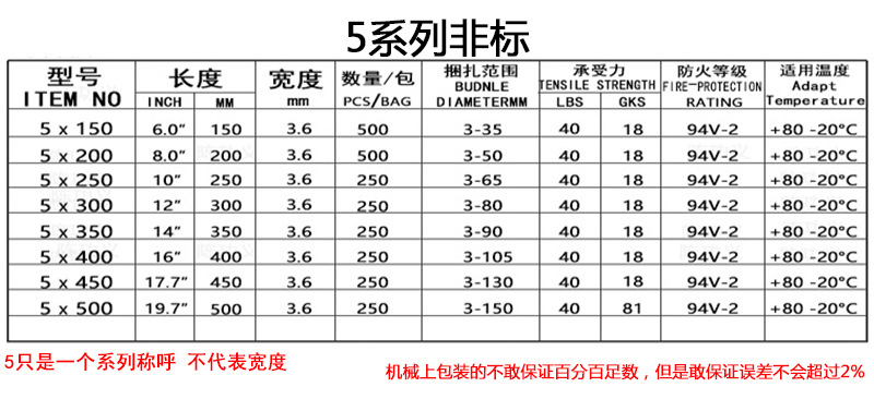 扎带尼龙扎带厂家大量批发加粗大号捆绑塑料扎带耐寒工业级速线带详情22