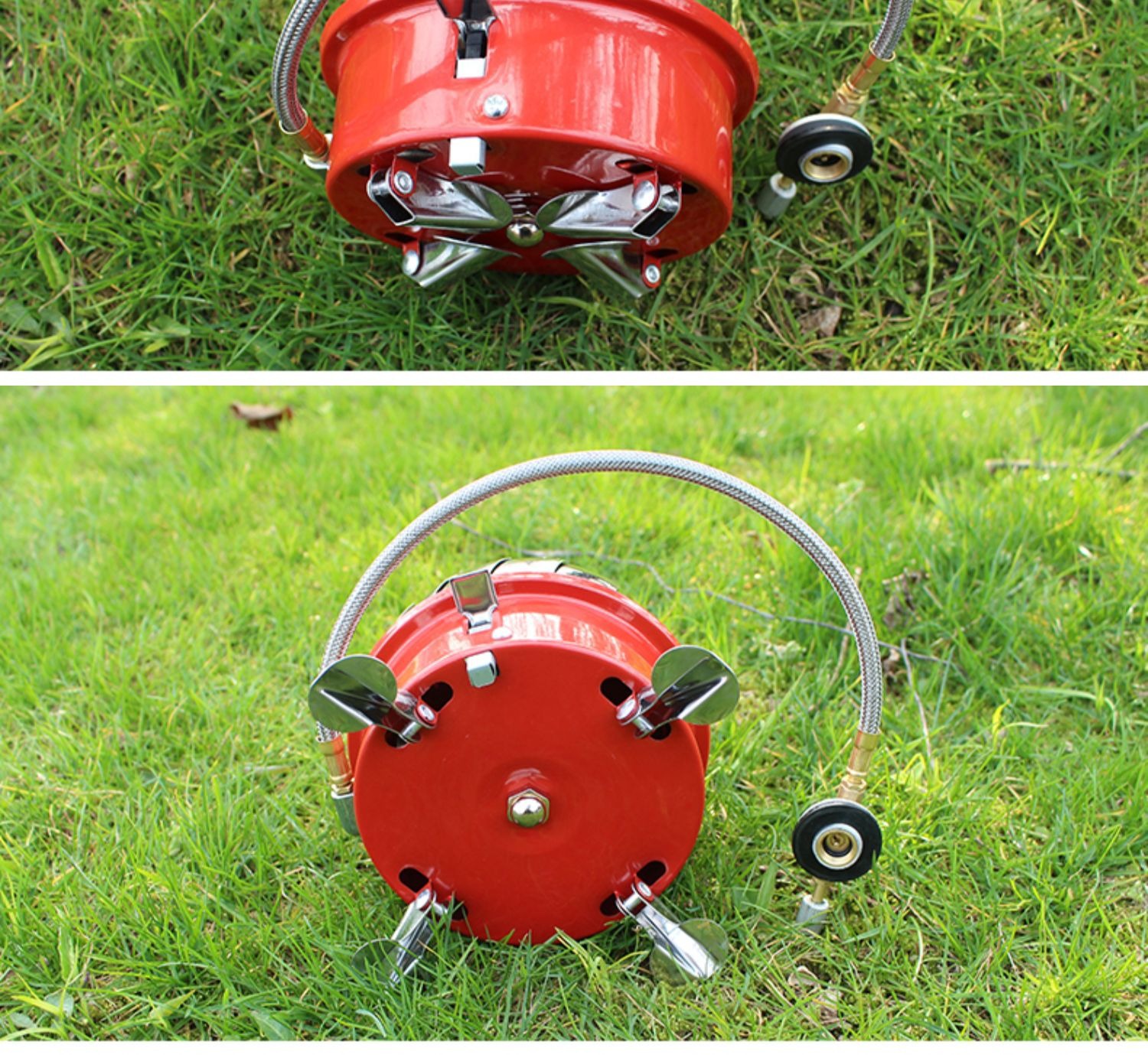 Concave and convex outdoor windproof camping stove head, portable stove head, Lotus ultra-light stove head, picnic stove and cooking equipment pic 17