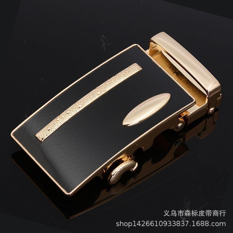 男士商务休闲皮带自动扣贴片合金LOGO打标腰带头个性配件厂家批发详情52