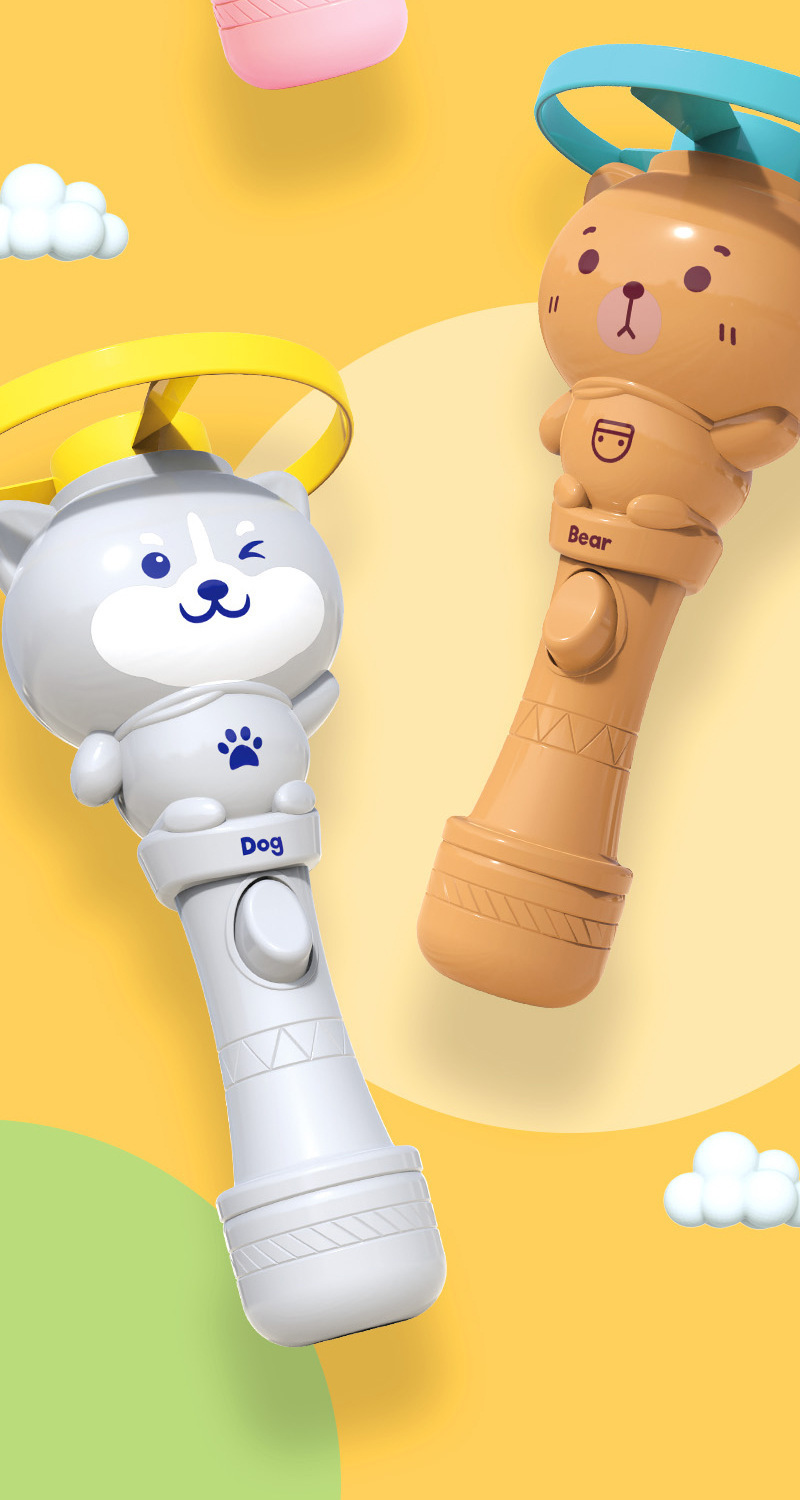 抖音爆款儿童户外飞天竹蜻蜓网红玩具弹射飞碟枪飞盘旋转发光陀螺详情14