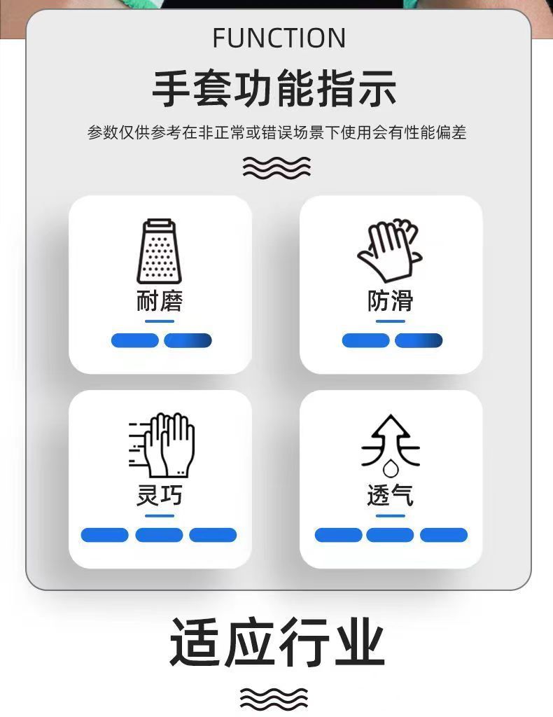 Wholesale ultra-thin nylon gloves from the manufacturer, breathable, skin-friendly, work and labor protection, elastic white, anti-slip, wear-resistant for work pic 7