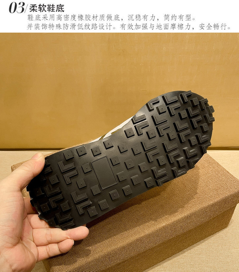 秋季新款迷彩男士时尚百搭阿甘鞋欧洲高端轻奢透气软底休闲潮鞋子详情3