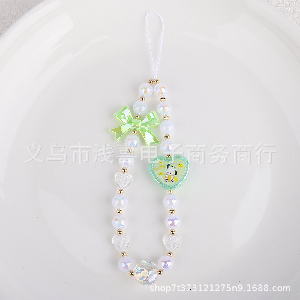 新款KT猫手机链 串珠链条饰品挂饰女可爱卡通ccd相机挂链女款挂绳详情9
