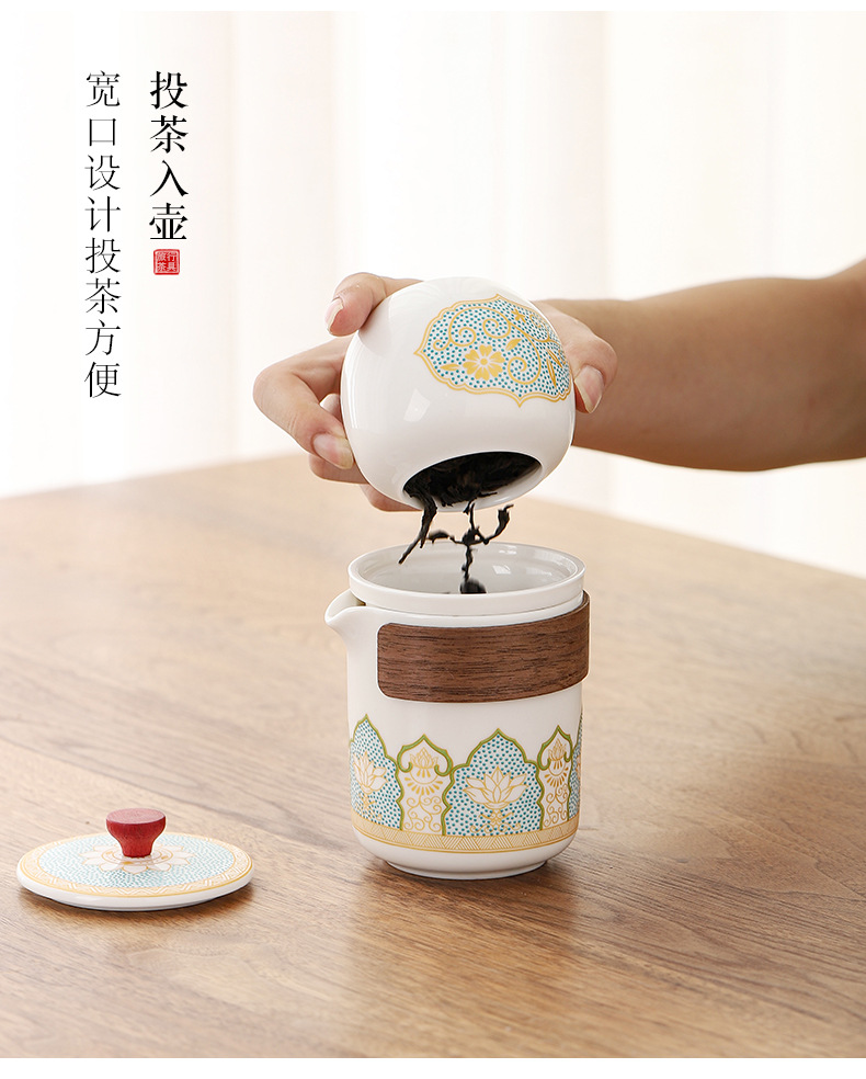 Travel tea sets, portable quick cups, outdoor tea POTS, corporate and company annual meeting souvenirs, business gifts, logos pic 4