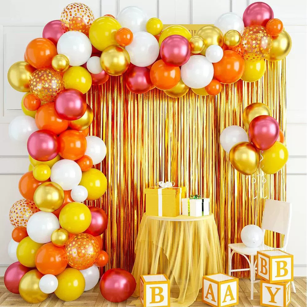 Cross-border rain curtain balloon set, multi-style birthday party, wedding decoration and arrangement, customized balloon set pic 11