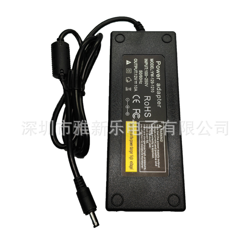 The manufacturer wholesals 12V10A straight head and elbow monitoring display LED switching power supply with 120W high power and complete specifications pic 6