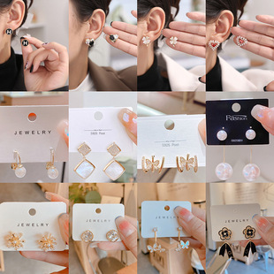 Sweet and cool style fashionable commuting large circle thin ear ring, niche design sense exaggerated earrings 925 silver needle plain ring earrings pic 63