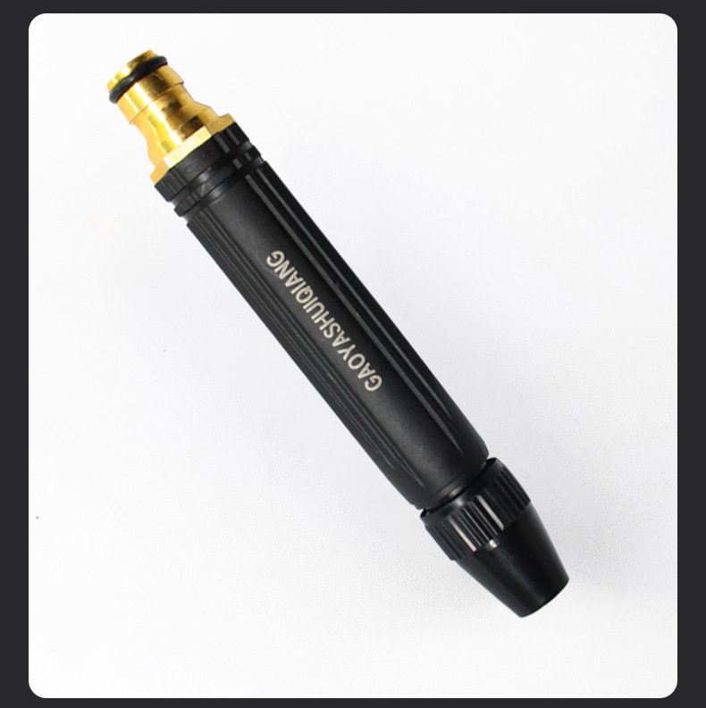 直喷水枪宝塔型高压水枪批发家用洗车园林黑金刚塑料体塑料壳喷头详情10