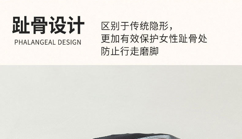 短袜子女夏季薄款防滑不掉跟冰丝袜高跟鞋护趾浅口隐形袜船袜女详情5