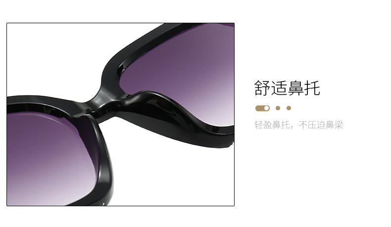 2024年摩登镂空腿复古叠戴时髦墨镜女小众夸张时尚防紫外线太阳镜详情16