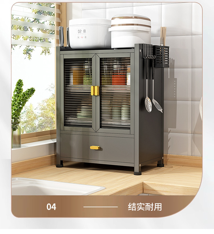 可抽拉防尘碗碟架厨房置物架双层台面沥水碗碟架收纳架厨房餐具详情19