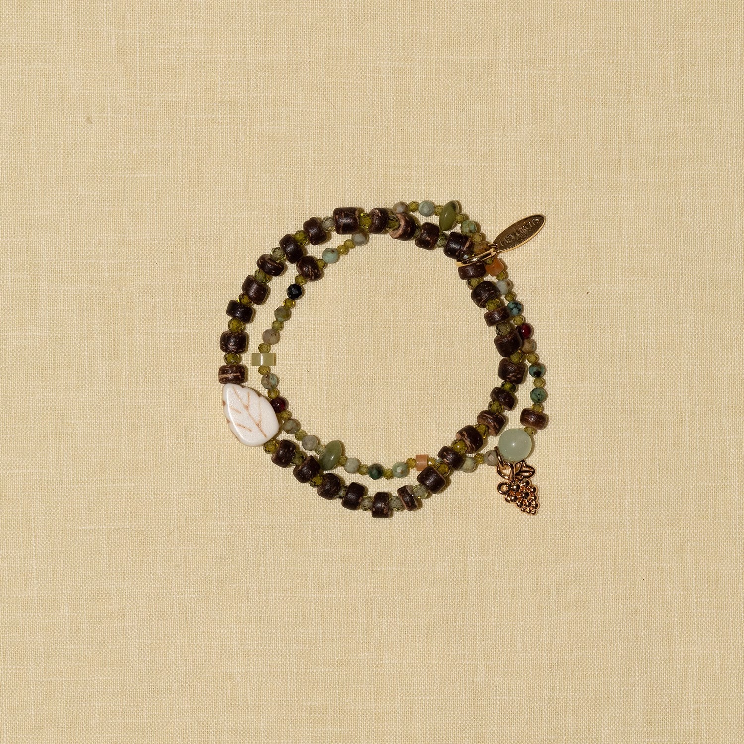 ins椰风葡萄手串多层叠戴天然石串珠双层手链女葡萄园浪漫仲夏夜详情13