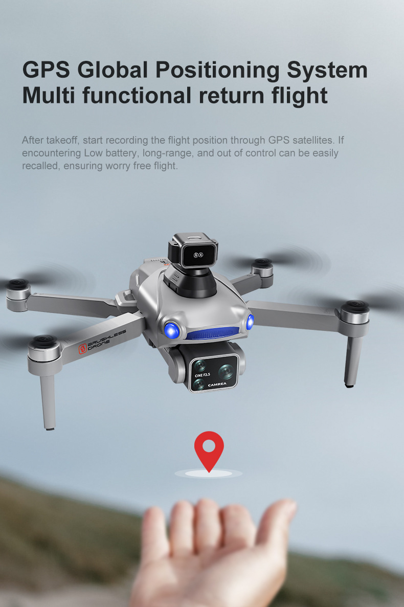 The new cross-border S119 drone features GPS positioning for return with a screen and is a high-end aerial photography quadcopter with an 8k long battery life pic 39