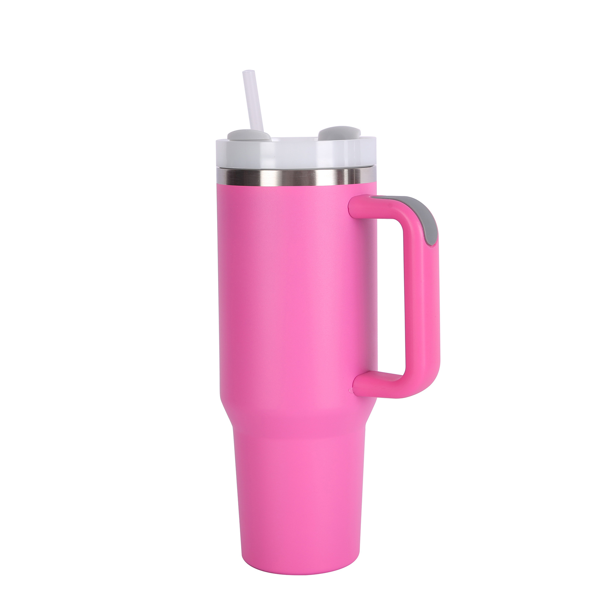 跨境40oz二代汽车杯冰霸杯304不锈钢保温杯带手柄吸管杯带吸管详情16