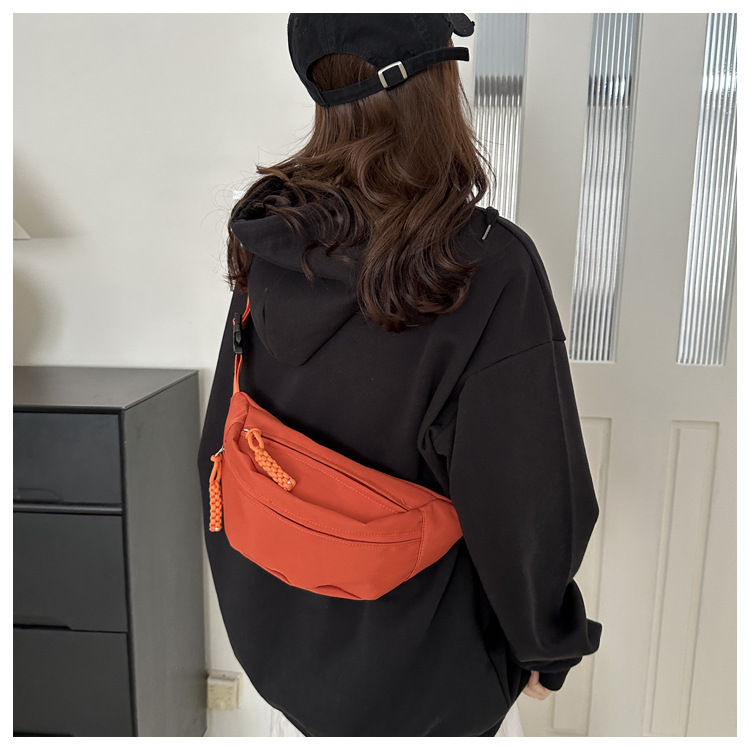 Summer casual candy-colored single-shoulder dumpling bag 2024 New trend neutral daily chest bag, beautiful and fashionable crossbody bag pic 19