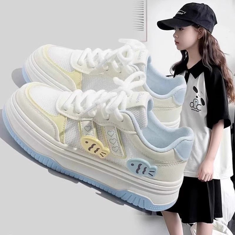 童鞋女童运动鞋女童加绒加厚小白板鞋运动女孩学生儿童棉鞋鞋子详情1