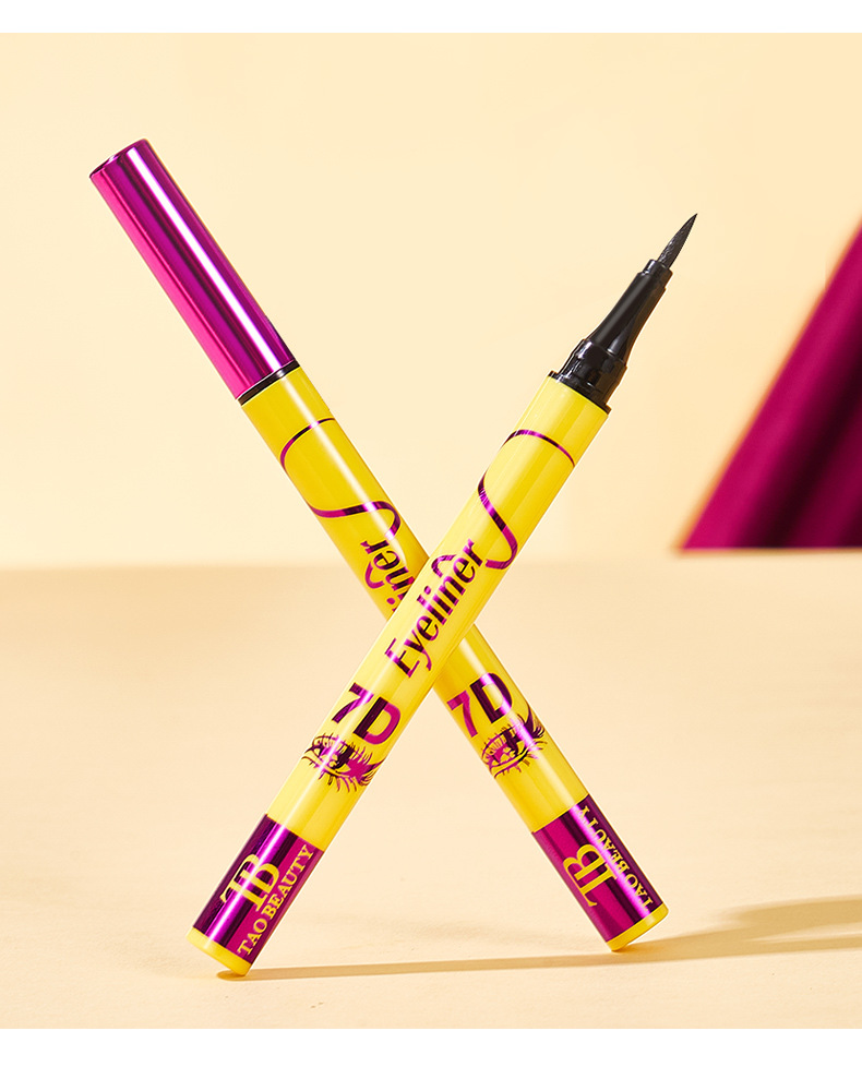 【 Cross-border Exclusive 】TaoBeauty7D Eyeliner Pen Waterproof, Sweat-proof, Non-fading and Non-smudging Eyeliner Pen wholesale pic 17