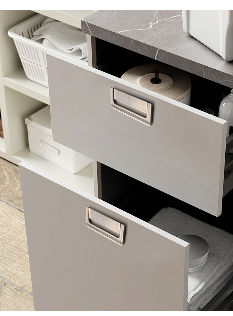 Wholesale of new sliding door, drawer, bedside table, concealed lock, flat handle, tatami, concealed and exposed wardrobe handle from Okali pic 22