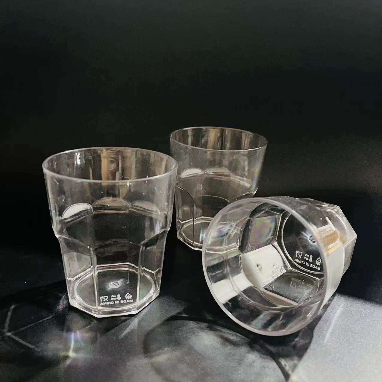 【 Zone 2-6 】 Octagonal cup 420 yuan per piece, octagonal cup, PET transparent cup, plastic cup, KTV bar, anti-drop creative plastic water cup, wholesale 1 yuan pic 5