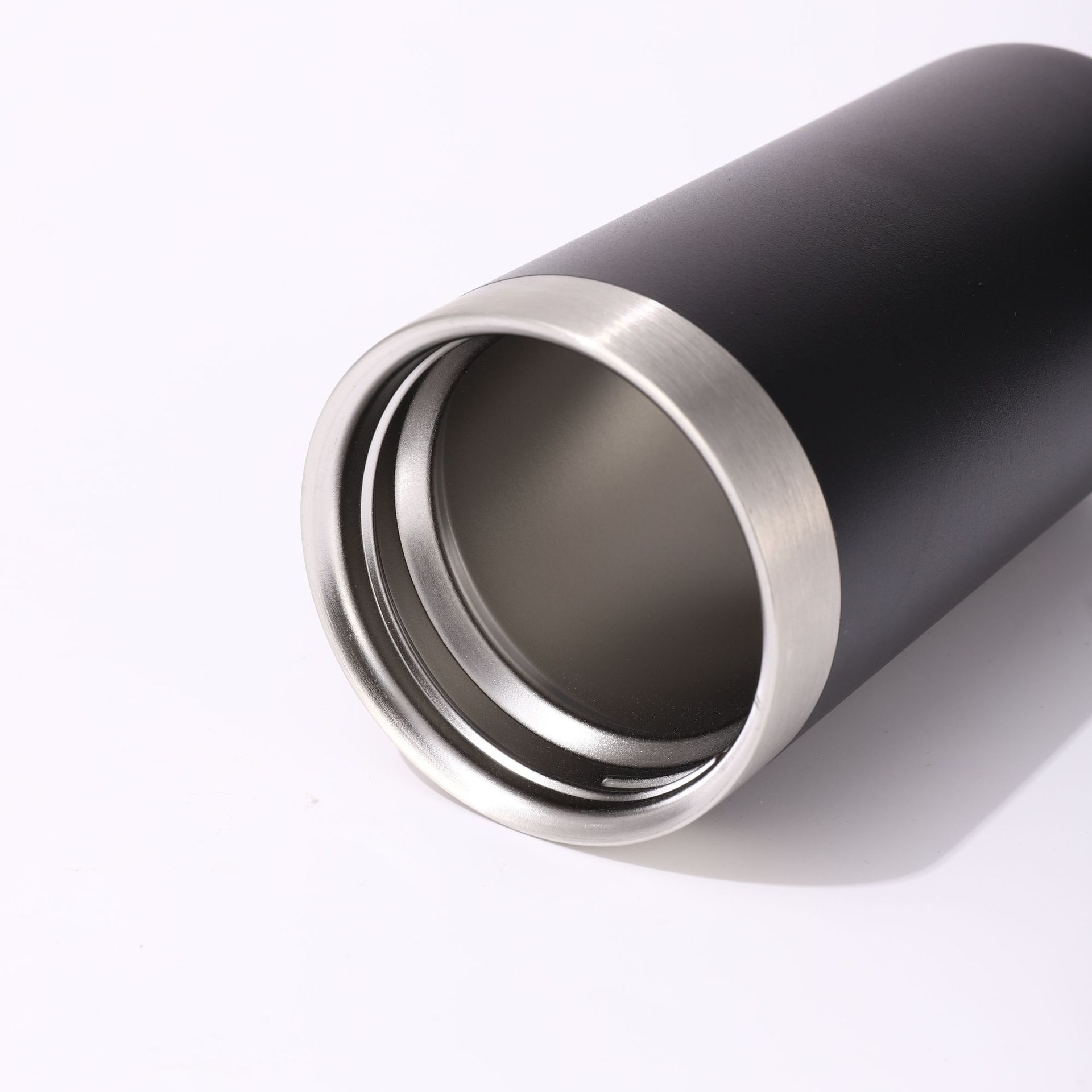 双层真空304不锈钢保温杯办公家用翻盖直身杯大容量纯色随手水杯详情7