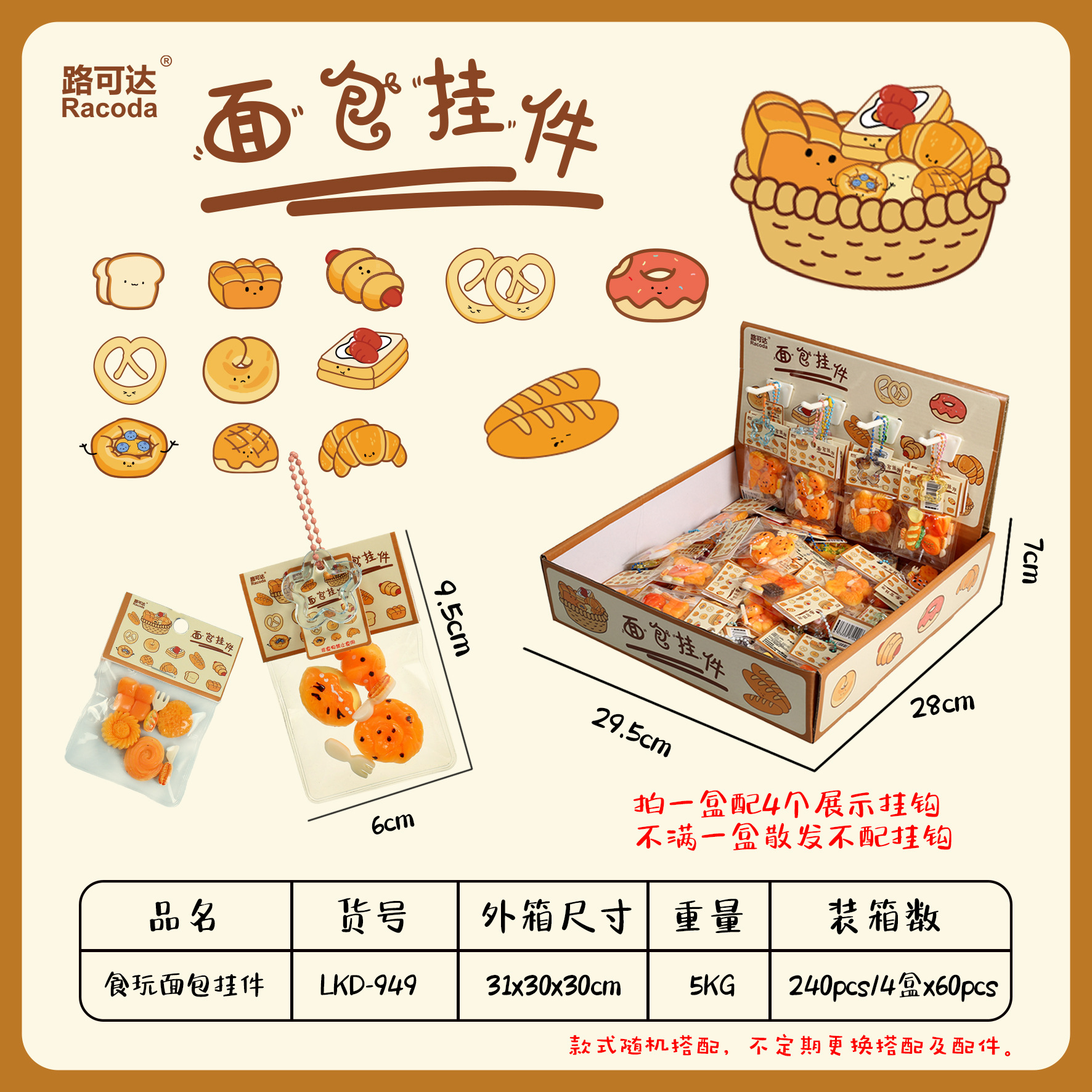 小红书网红仿真面包挂件玩具卡扭蛋迷你微缩小食场景治愈系日用百货烘焙面包模具详情1