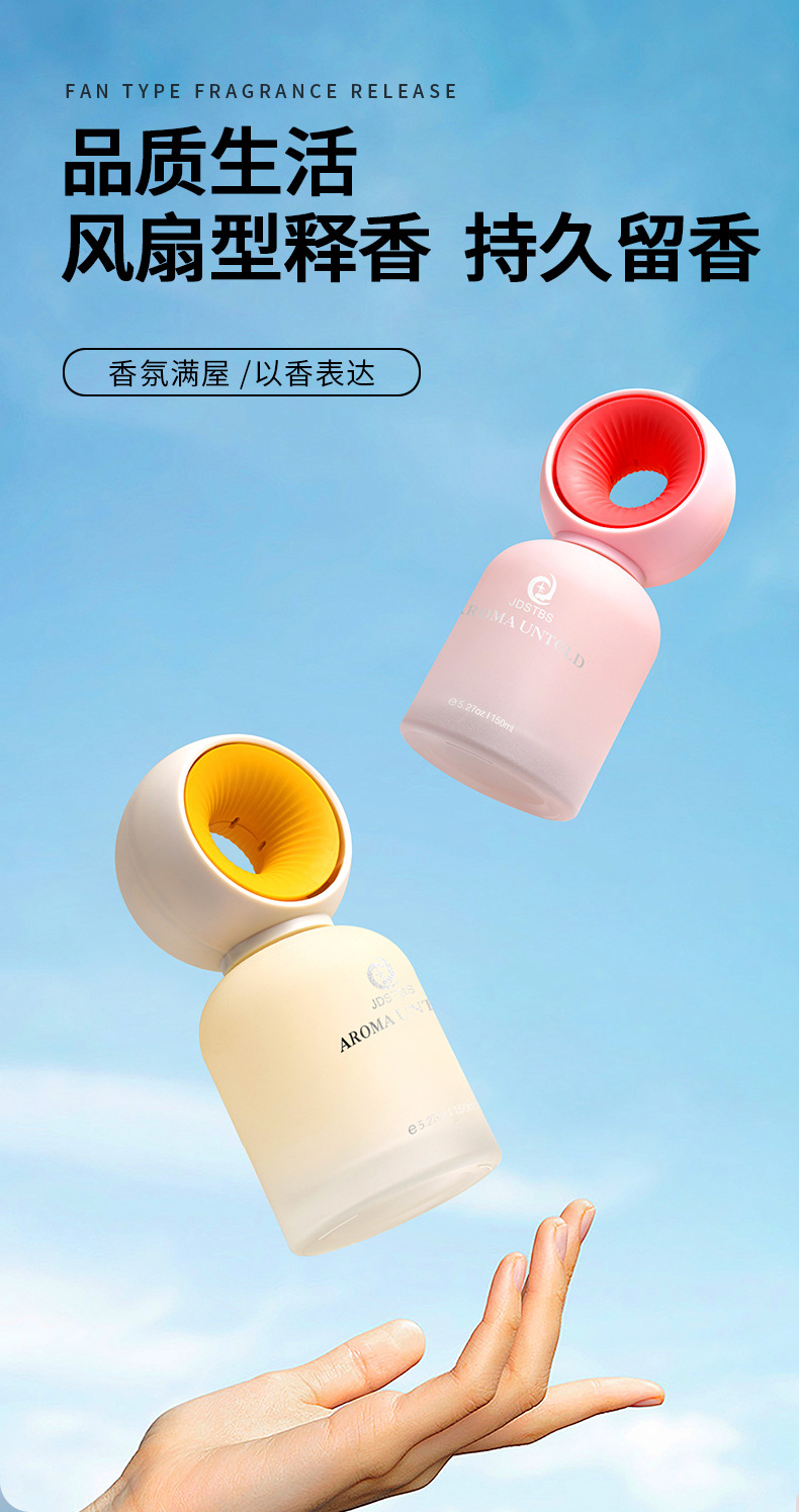 The 2025 new high-end car interior aromatherapy perfume with a sense of design, a fresh and light fragrance for car ornaments pic 1