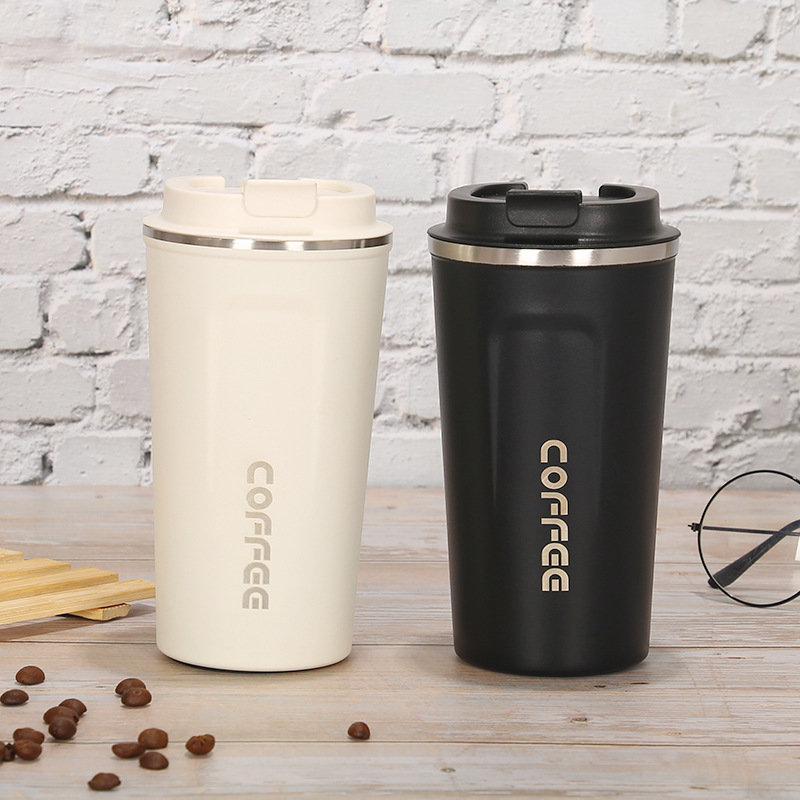 高颜值时尚不锈钢咖啡杯办公室随行保温杯商务活动礼品水杯批发详情3