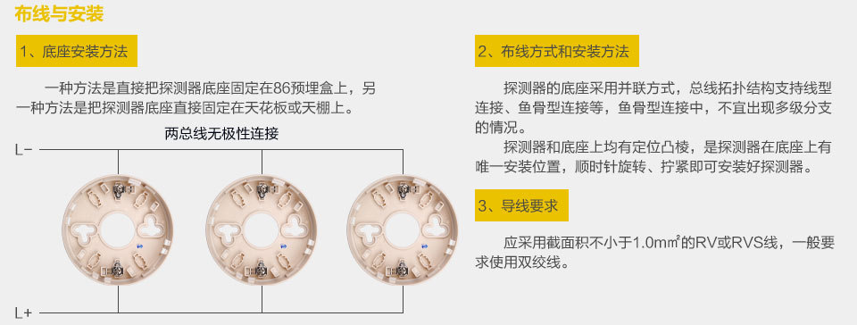 赋安FS1017烟雾报警器消防设备声光报警器手报输入输出模块编码器详情7