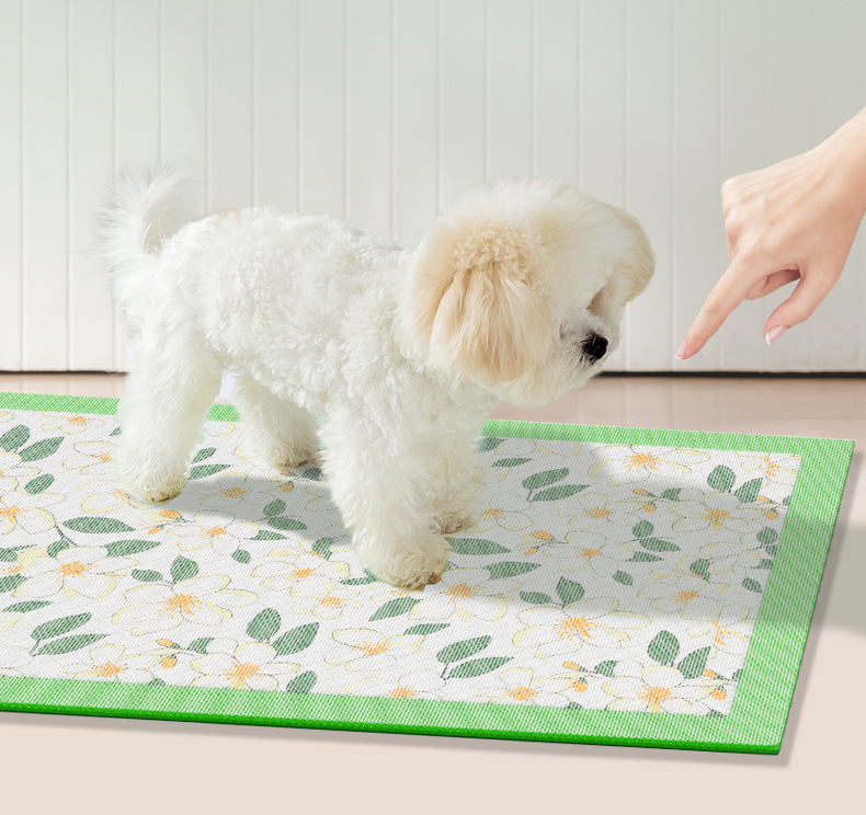 宠物尿垫山茶花留香尿垫加厚吸水隔尿垫小型犬尿不湿包邮狗狗尿片详情11