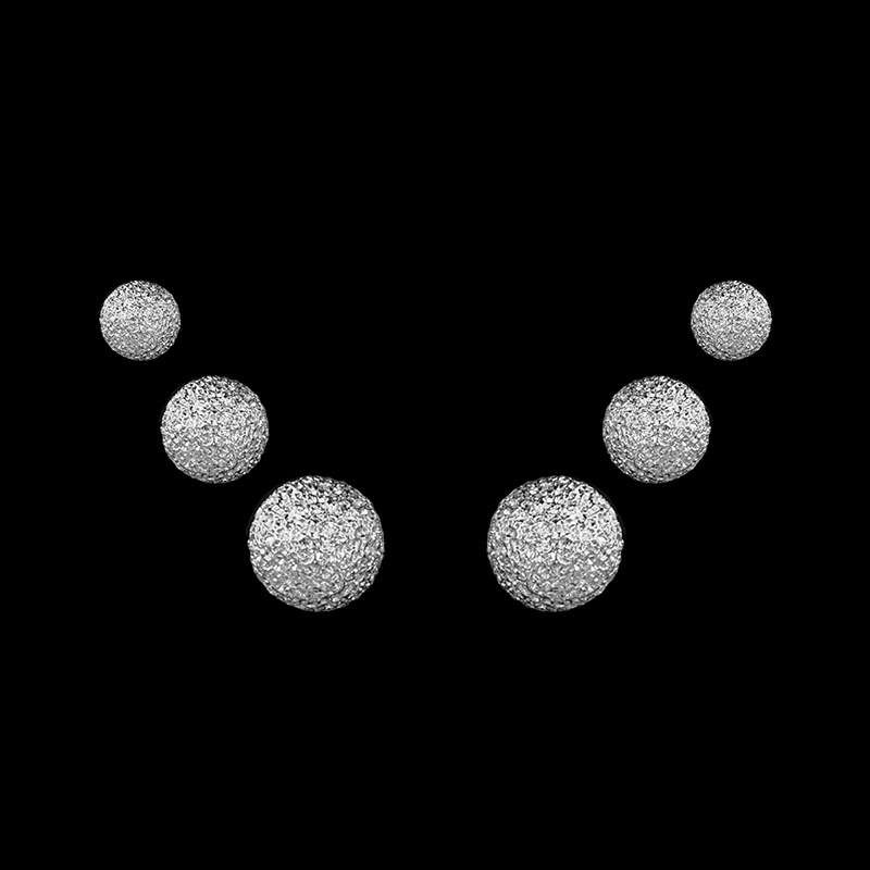 夏季欧美红色系女S925红玛瑙复古韩版耳饰纯银包金豆豆圆珠耳钉详情38