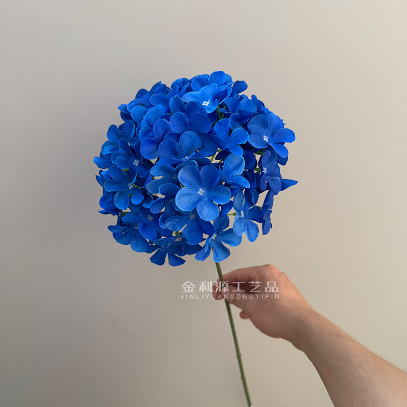 90片单支大绣球花棒棒糖绣球婚庆花排装饰挑高圆球仿真花详情22