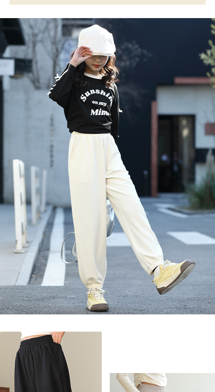 女童裤子春秋款儿童春季休闲运动裤显瘦大童女孩2025新款春装卫裤详情9