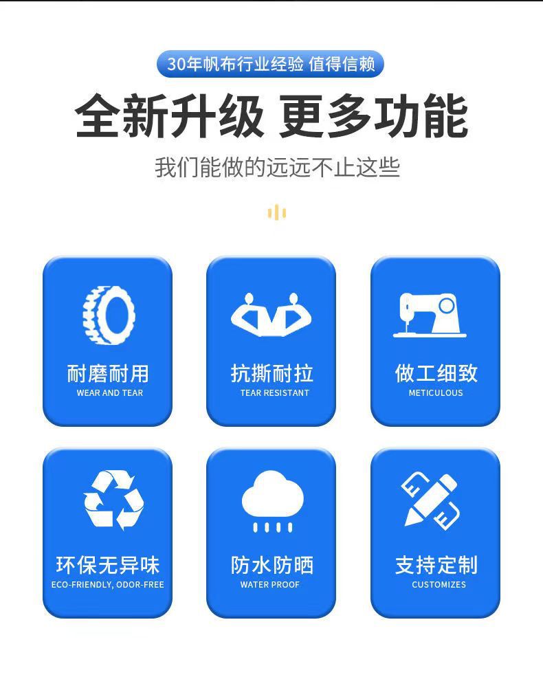 有机硅帆布防水布耐磨篷布货场盖布雨布盖布苫布军绿色老式帆布详情9