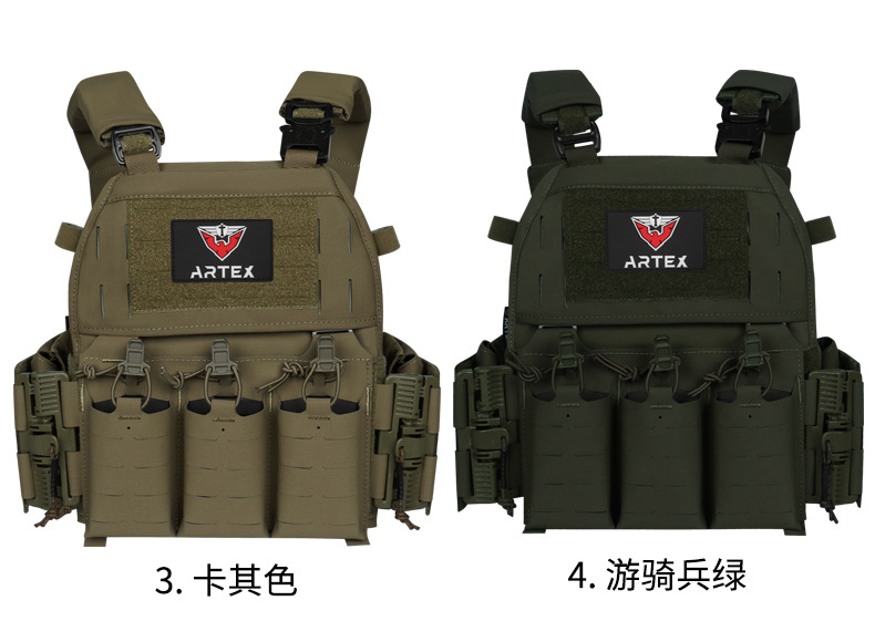 Yitu Outdoor Multi-functional waterproof nylon Military enthusiast Laser quick-release tactical vest vest modular elastic hanging pic 4