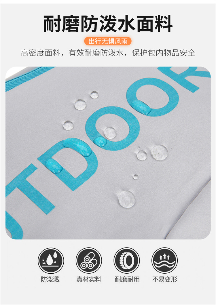 新款多功能尼龙跑步背包安全反光运动背包水袋背包骑行包详情5
