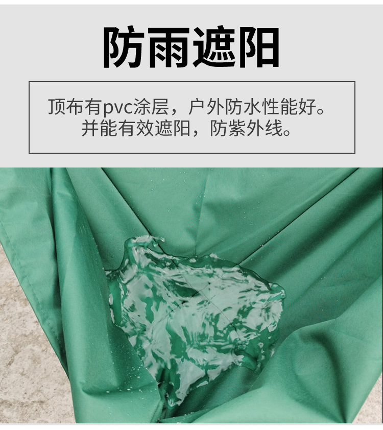户外遮阳伞顶布圆形伞布防雨防晒顶棚布中柱伞布米香蕉伞布摆摊伞详情6